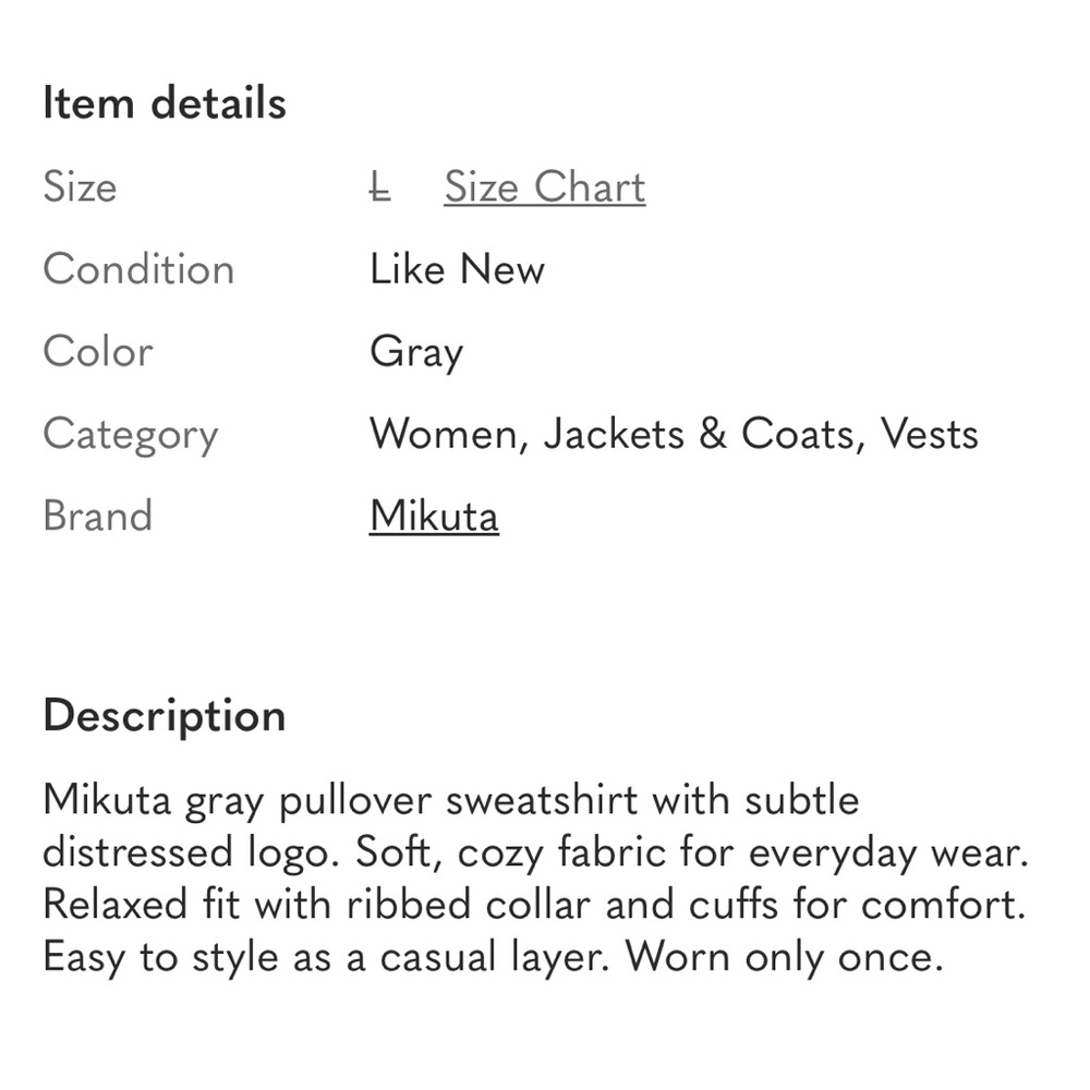 Mikuta sweatshirt - Picture 6 of 6